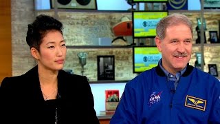 Astronaut Grunsfeld and actress Jihae on Nat Geo's Mars