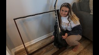 Guitar Stand Rack For Multiple Guitars, 6 Holder Wood Guitar Stand Folding Guitar Rack For Clical