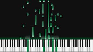 Antonio Vivaldi - Giustino Vedro con mio diletto (Anastasio) | Piano Visualization