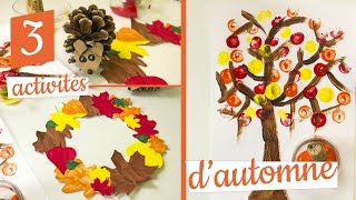 3 Activités Manuelles Dautomne En Partenariat Avec Familysphere