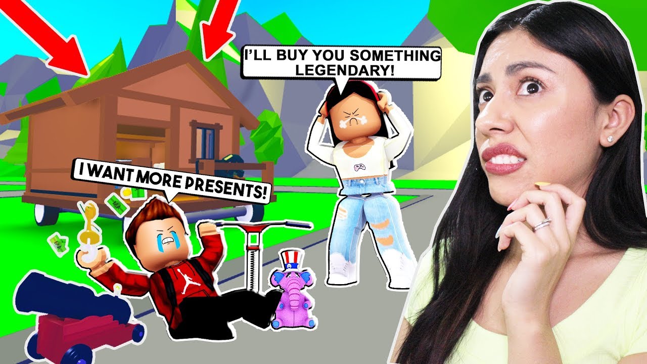 The Gold Digger Bought Her Son A Legendary House Roblox Adopt