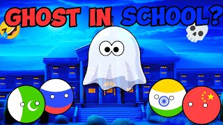 GHOST IN SCHOOL??? | Countries in school || @Random_Comparison