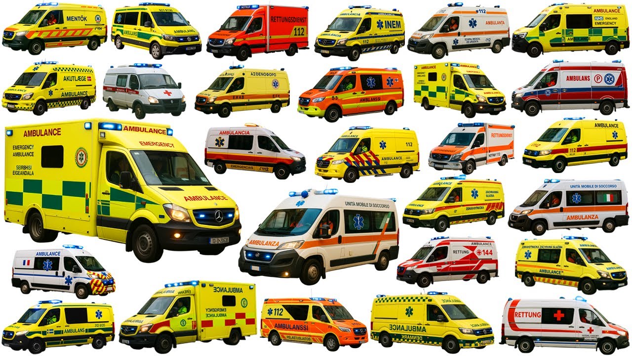 AMBULANCE - Ambulances of European countries | Ambulances and Emergency Transport Vehicles