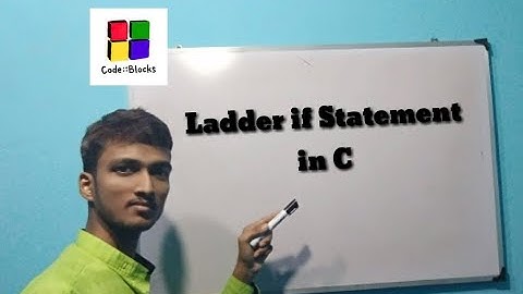 Ladder if Statement if... else if statement in C Programming #4 | In English/Hindi
