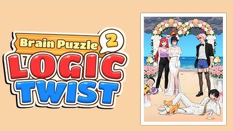 Brain Puzzle 2 Logic Twist Level 73 |Help Them Take The Perfect Wedding Photo| Walkthrough Solution