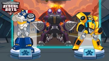 Transformers Rescue Bots: Dash 🤖TEAM the Rescue Bots together to destroy the Morbot King!