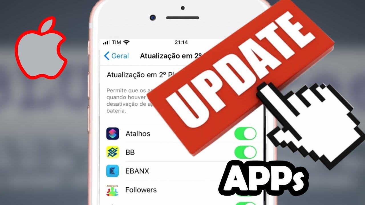 Como Atualizar Apps no iPhone - YouTube
