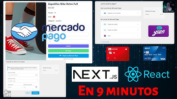 Integración de Mercado Pago con Next.js y React 🚀 | Checkout en 9 Minutos💳