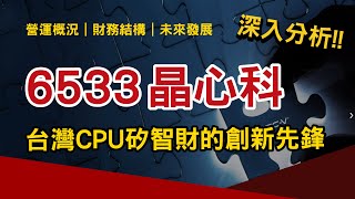 【6533晶心科 】智慧核心改變世界晶心科CPU IP矽智財的革命性影響台灣個股深入分析好韭不見
