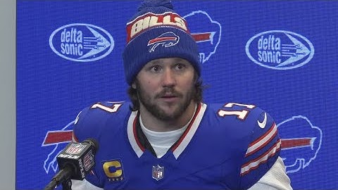 Bills postgame reaction: Josh Allen