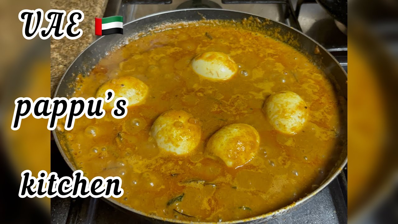 Egg curry in Tamil. 