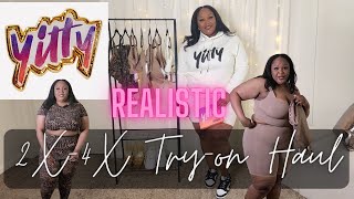 Lizzos Yitty Shapewear Plus Size 2X - 4X Try-On Haul Realistic Review