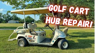 Ez-Go Golf Cart  Hub Replace