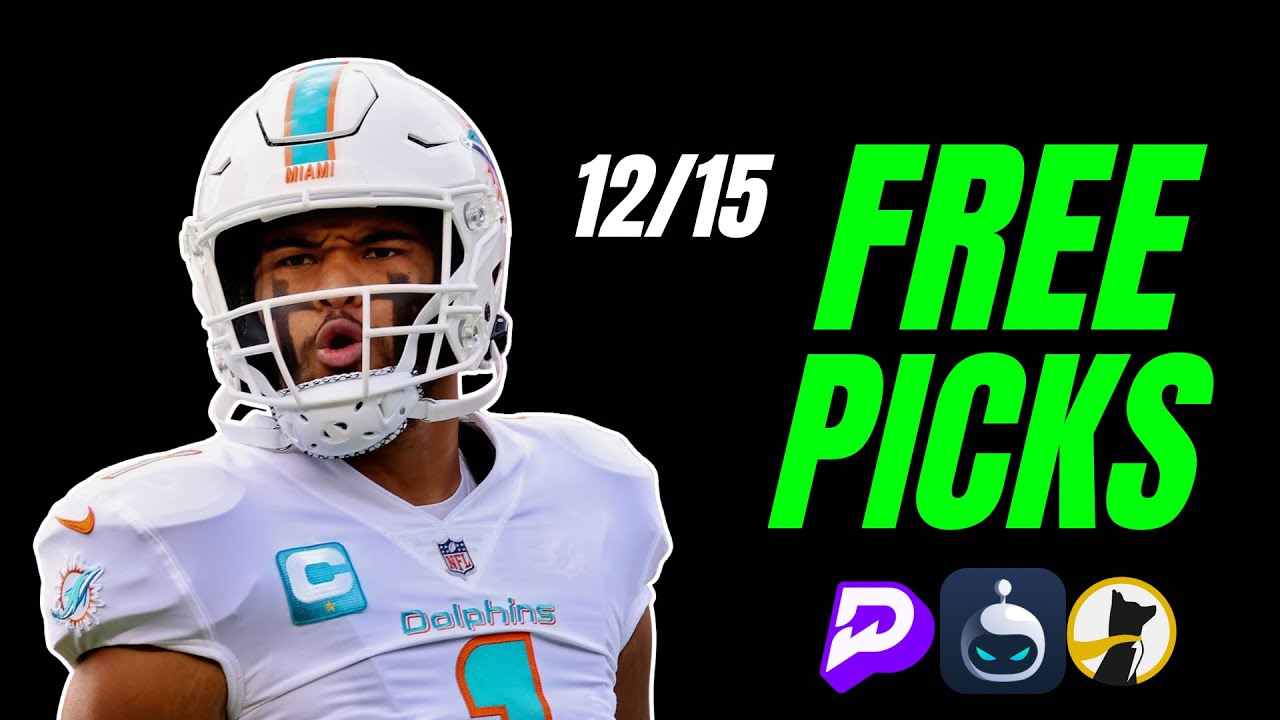 (INSANE VALUE) NFL DOLPHINS STEELERS TNF PRIZEPICKS BEST BETS TODAY | Player Props December 15th