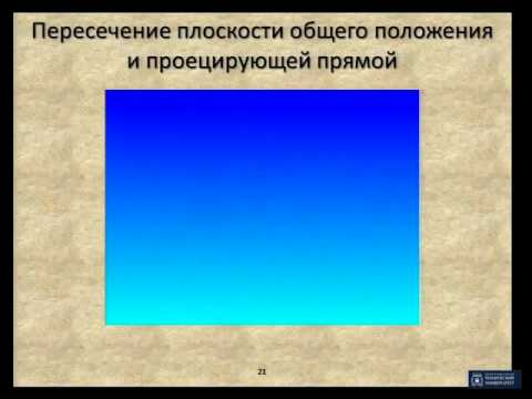 Лекция 5. Взаимное расположение двух прямых, прямой и плоскости, двух плоскостей