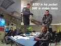 Shoplifter with $550 Cash on Hand Arrested for Stealing $88 of Merchandise