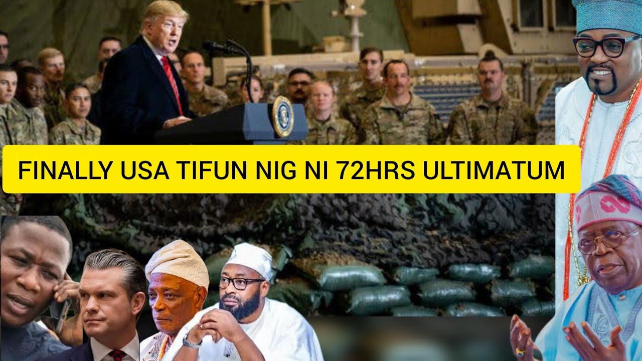AKU ORIRE O IJOBA AMERICA TI PADA PASE O NI WON BA PADA FUN NIG GOVT NI 72 HRS OR ELSE ...
