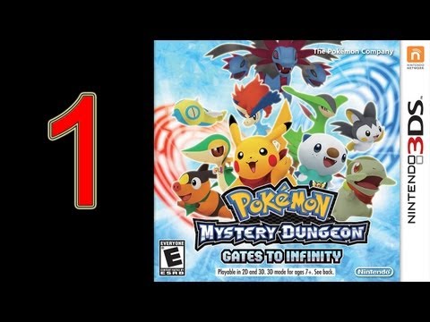 Pokemon Mystery Dungeon Gates to Infinity walkthrough part 1 ENGLISH let's play gameplay 3DS HD
