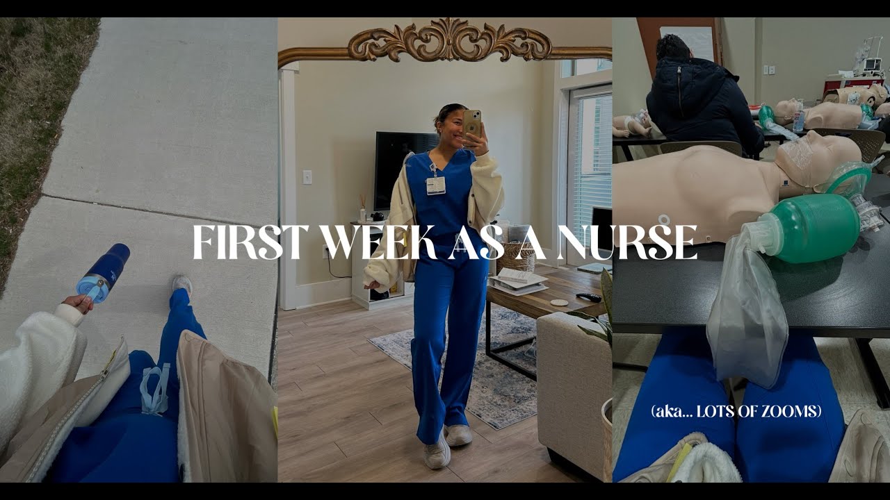 FIRST WEEK AS A NURSE | the reality of the first week as a new grad