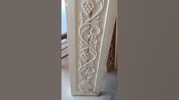 CNC Machine Carving Wood Pole | Amazing Precision Woodworking