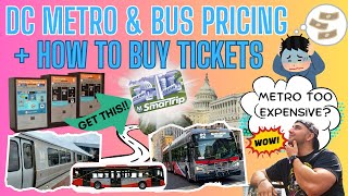 Washington DC Metro Pricing & Bus Ticket Purchase Options Guide