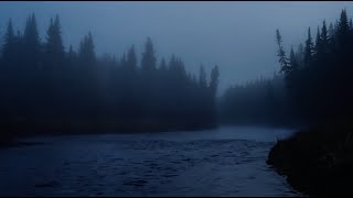 1 Hour Dreamy River in the Great North Woods of New England | River Sounds for Sleep and Study, ASMR