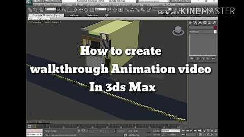 How to create walkthrough in 3ds max