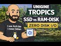 Unigine Tropics – NVMe vs DDR4 RAM (Zero Disk I/O)