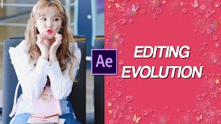 my 1 year editing evolution on after effects