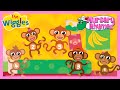 Five little monkeys jumping on the bed  fun kids counting song  the wiggles