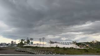Stormy weather rolling in at Orange Beach Alabama