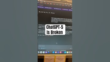 ChatGPT-5 Is broken, Not searching the internet and using gpt tools #chatgpt5 #gpt5 #gpt5review