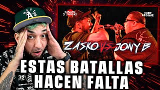 ZASKO VS JONY B | VIENDO BATALLONES! (EN VIVO)