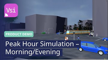 Peak Hour Simulation – Morning/Evening | PTV Vissim | Product Demo