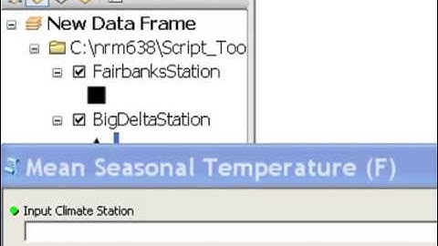 Week 10: ArcGIS Script Tools