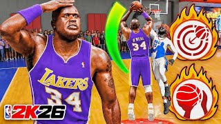 My *CATFISH* SHAQ CENTER BUILD is MAKING RANDOM REC PLAYERS RAGE QUIT in NBA 2K26