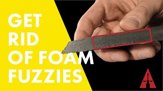 Eliminate Sanding Fuzzies in EVA Foam | Cosplay Apprentice