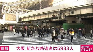 【速報】大阪で新たに5933人感染　1人死亡(2022年1月20日)