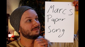 Challenge: Make Music With Only Paper :) Marc‘s Song