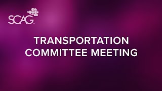 Transportation Committee Meeting | April 2025