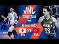 JPN vs. TUR - Highlights Week 4 | Women's VNL 2021