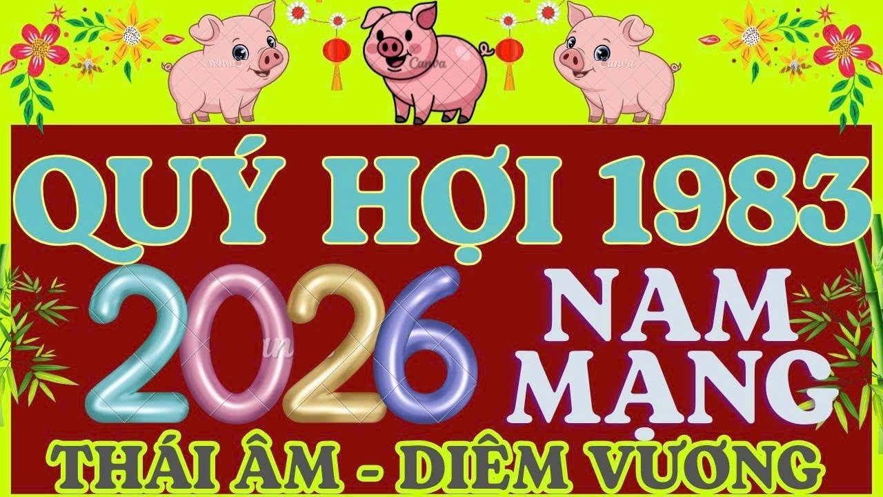 Tử vi tuổi Quý Hợi 1983 Nam mạng năm Bính Ngọ 2026 - Sao Thái Âm - Hạn Diêm Vương #tuvi #tuvituoihoi