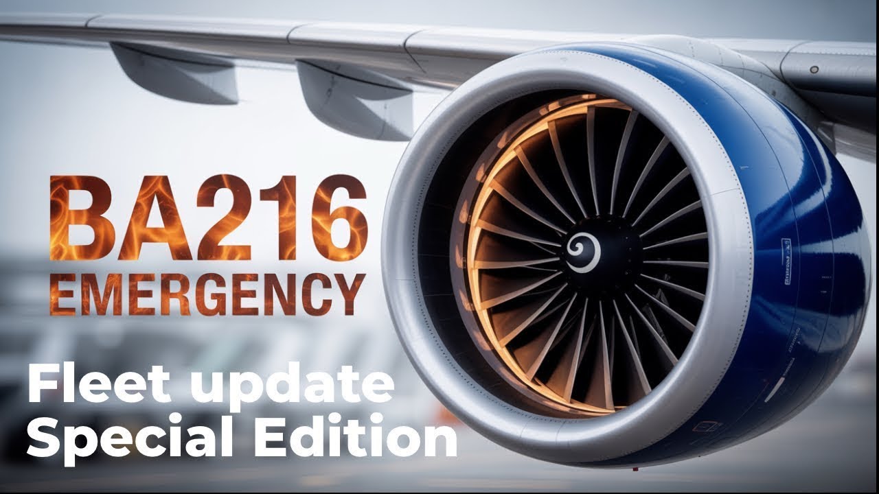 Emergency on BA216 - the response & BA fleet update corrections! - YouTube