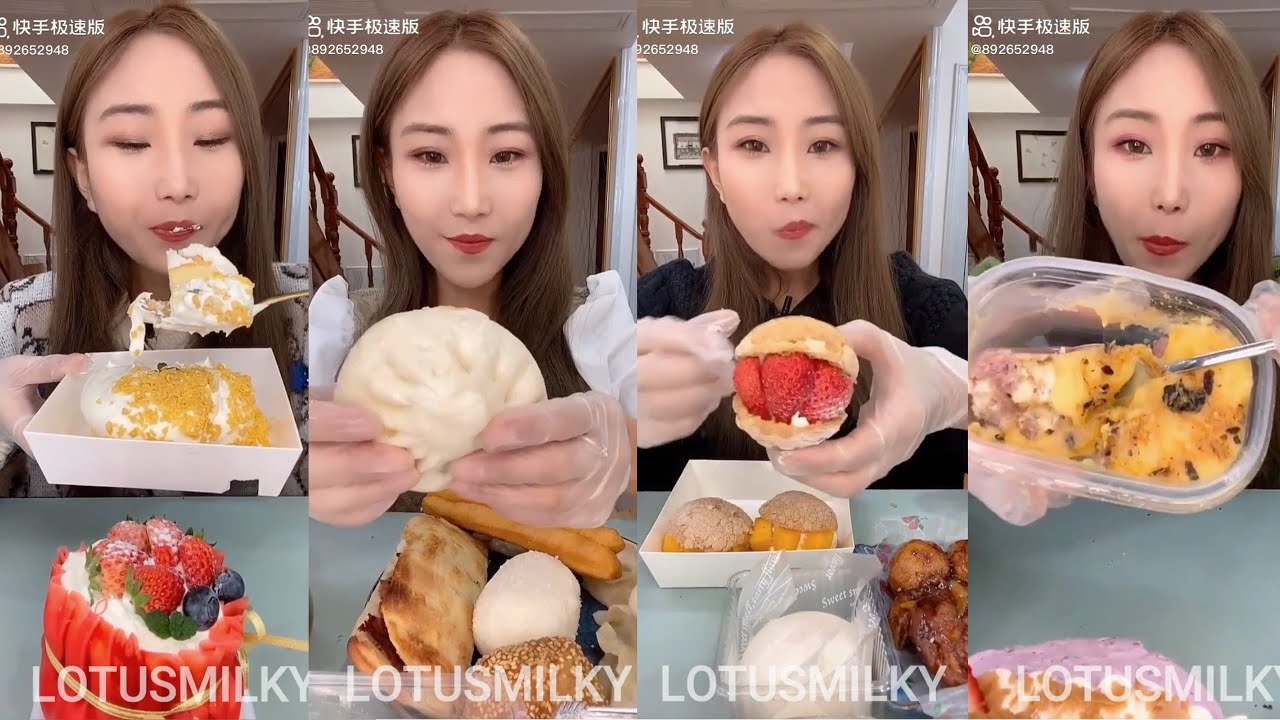 ASMR DESSERT Compilation #21 MUKBANG | 🍰🍨🍩| Kwai eating show
