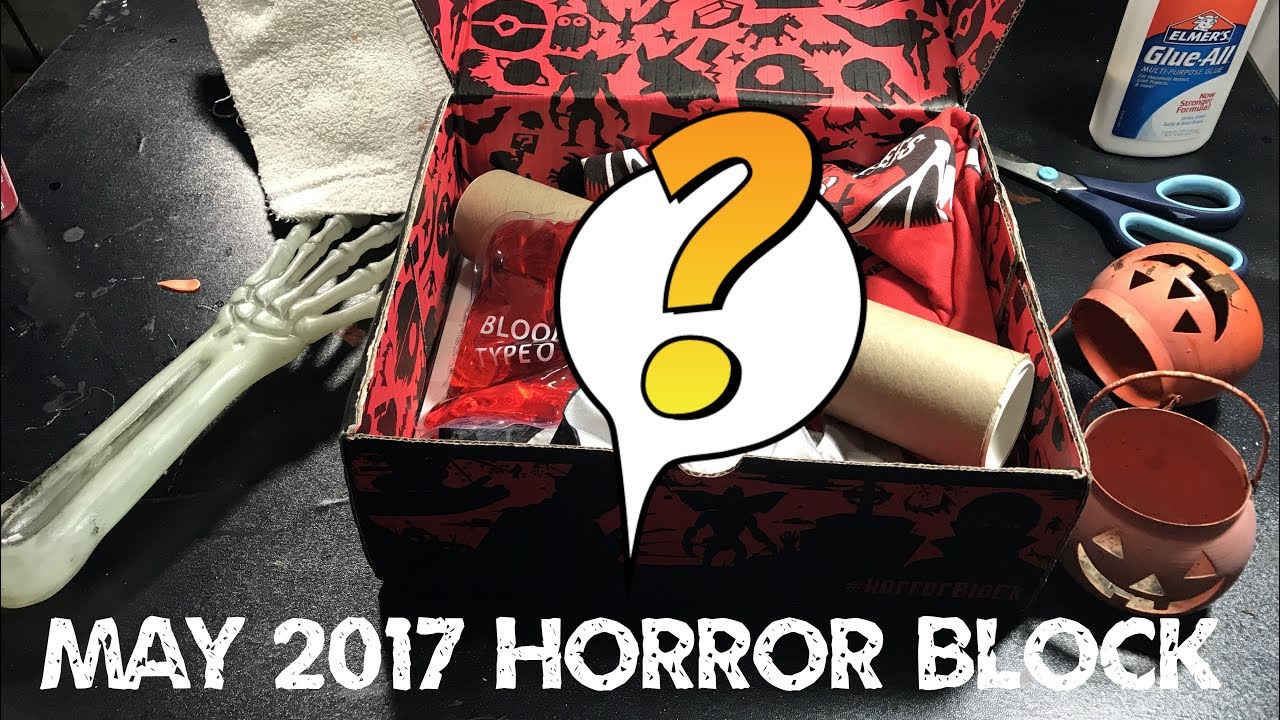 Cool Horror Block Unboxing and Review - May 2017