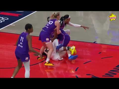 Caitlin Clark gets punched in the neck by Alyssa Thomas with no foul called in WNBA refs' epic fail