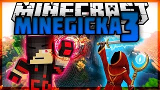 Minecraft: Mod Showcase - Minegicka 3 [COMBINE SPELLS AND BE A WIZARD]