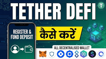 Tether Defai decentralised plan||Registration and deposit video 