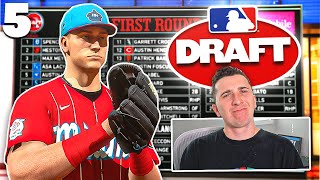My #1 Pick is next Mike Trout, he is insane! MLB 22 Fantasy Draft Franchise #5