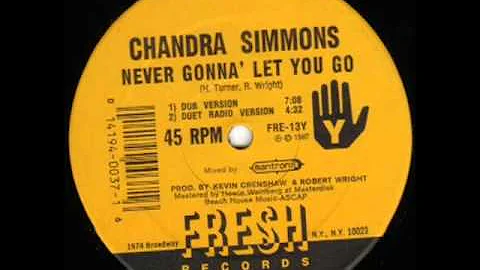Never Gonna let You Go - CHANDRA SIMMONS